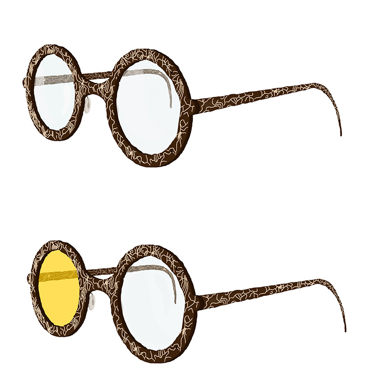 wooden frame glasses project 