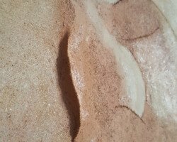 earth relief closeup